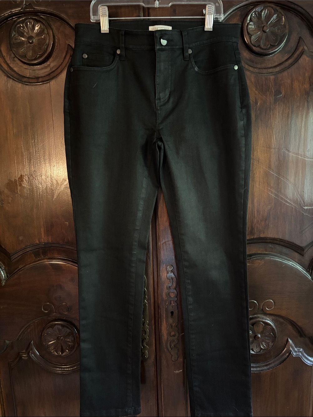 Eileen Fisher Black Skinny Stretch Jeans